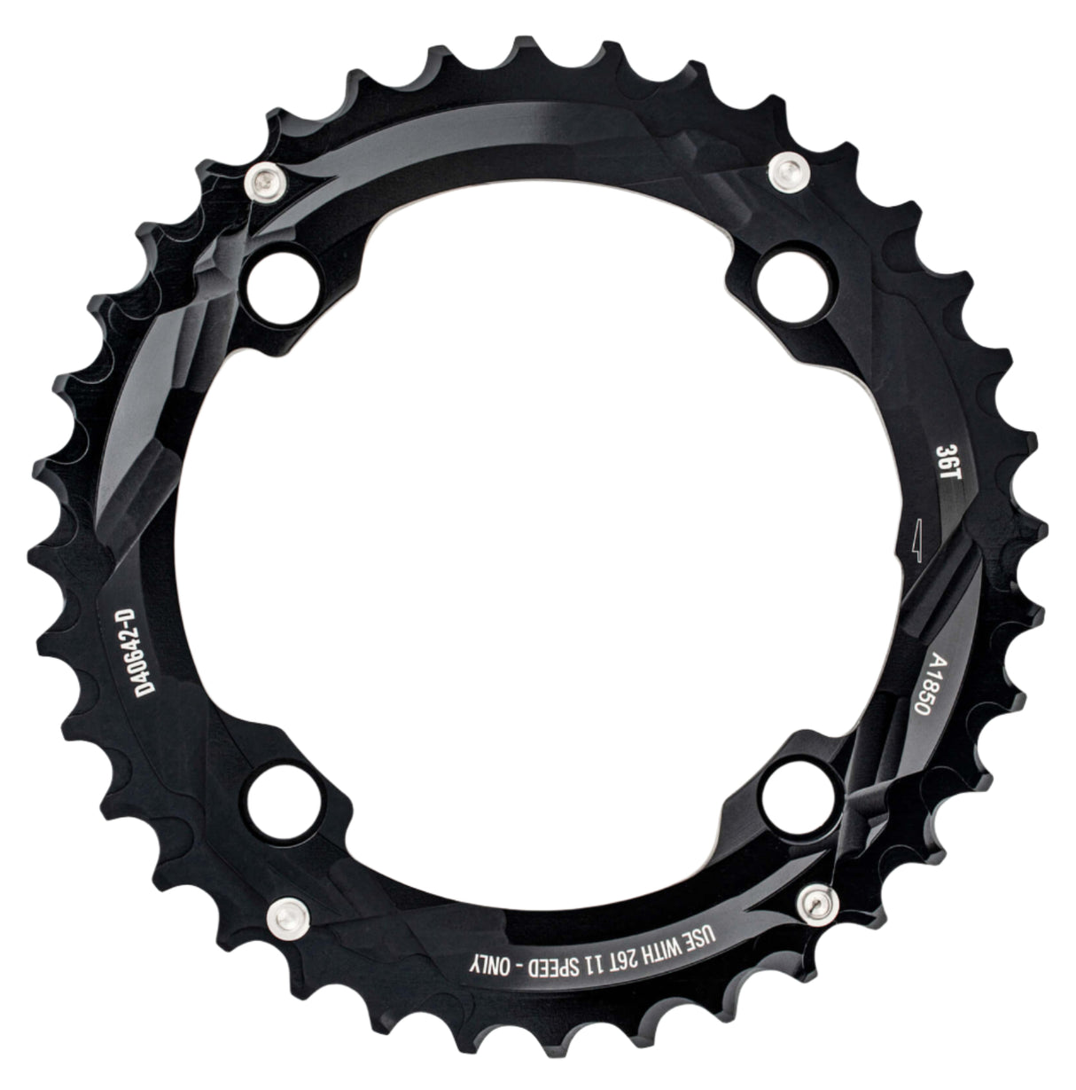 Race Face Turbine 2X 64BCD Chainring Black