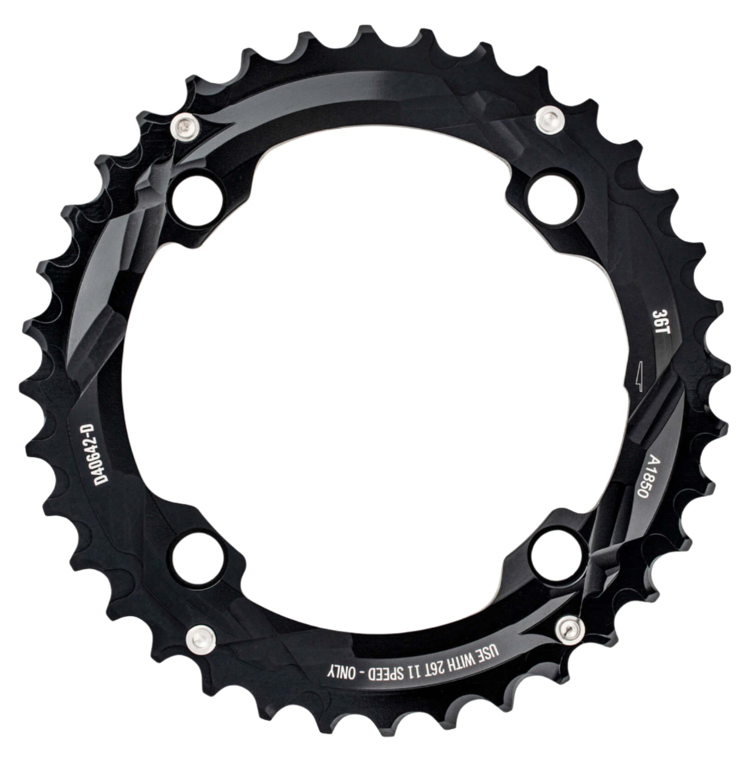 Race Face Turbine 2X 64BCD Chainring Black