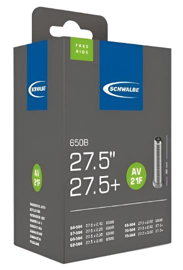 Schwalbe Tube AV21F Schrader; 27.5" x 2.10 - 3.00 200g Freeride
