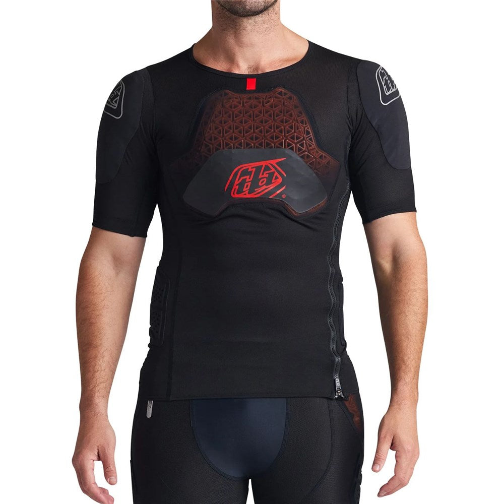 Troy Lee Desgins 26.1 Stage Ghost D30 Short Sleeve Baselayer Black