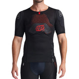 Troy Lee Desgins 26.1 Stage Ghost D30 Short Sleeve Baselayer Black