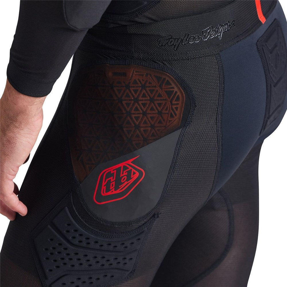 Troy Lee Designs STAGE GHOST D30 PANT BASELAYER BLACK SIDE DETAILS