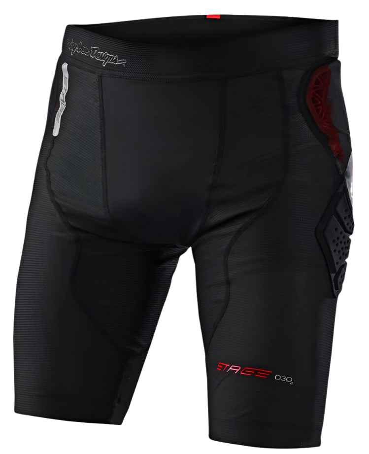 Troy Lee Designs STAGE GHOST D30 SHORT BASELAYER BLACK 
