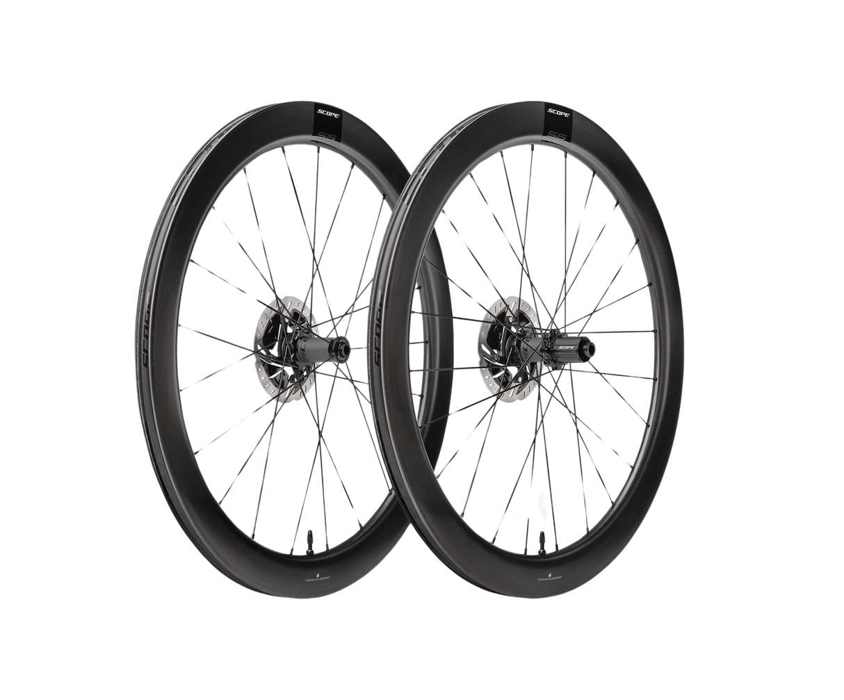 Scope S5 Disc Brake Black Shimano HG Road Wheelset