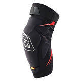 Troy Lee Desgins 26.1 Raid Knee Guards Solid Black