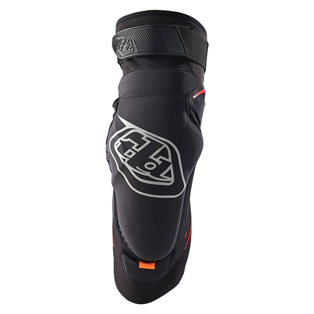 Troy Lee Desgins 26.1 Raid Knee Guards Solid Black