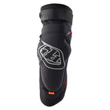 Troy Lee Desgins 26.1 Raid Knee Guards Solid Black