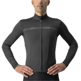 CASTELLI PRO THERMAL MID JERSEY DARK GREY FRONT