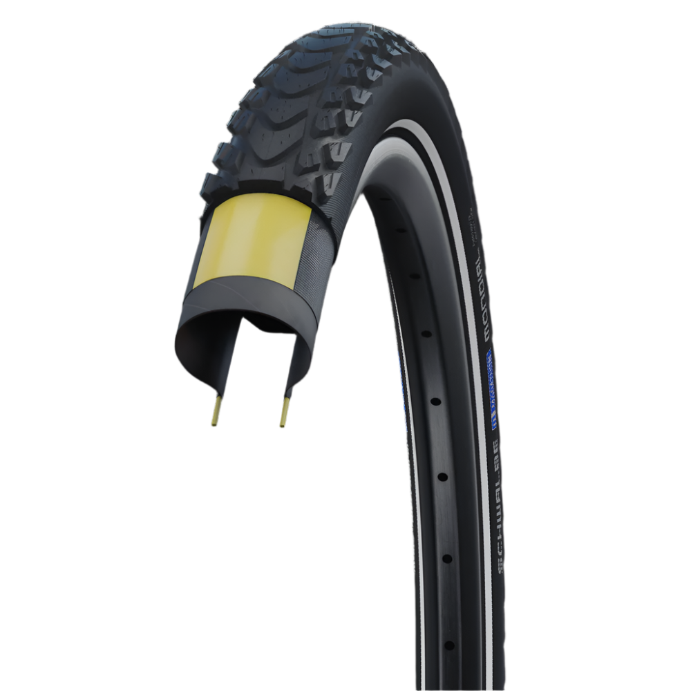 Schwalbe Marathon Mondial V-Guard Double Defense TravelStar Compound Evolution Line E-25 Tyre