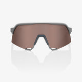 100 Percent Eyewear S3 - Soft Tact Stone Grey - HiPER Crimson Silver