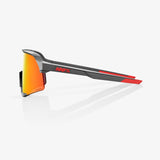 100 Percent Eyewear S3 - Matte Gunmetal - HiPER Red Mirror