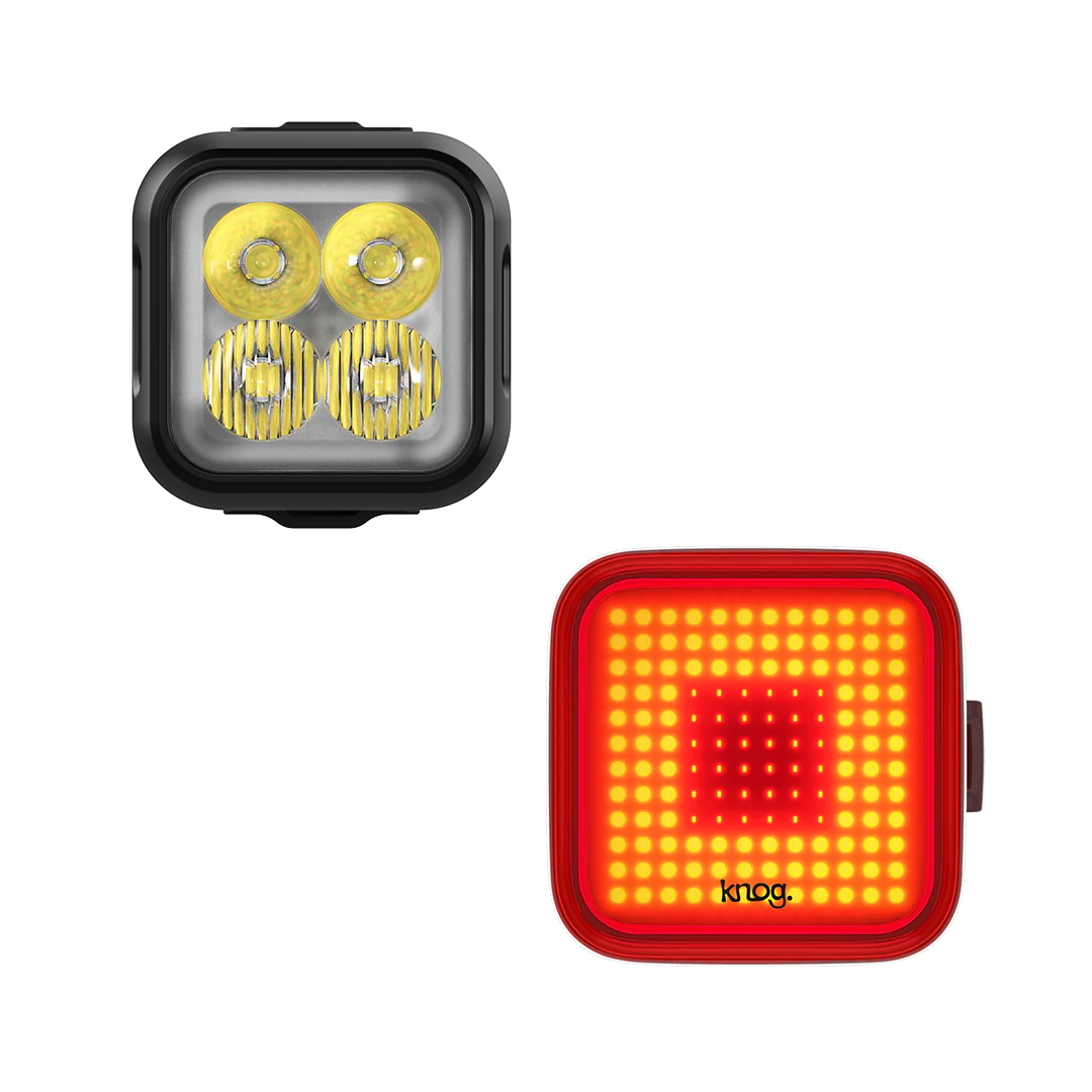 Knog Blinder 900 & Blinder Square Rear Bike Light Set