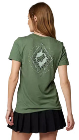 Fox STILL IN Short Sleeve TEE Army BACK FACING MODEL