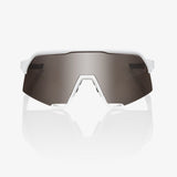 100 Percent Eyewear S3 - Matte White - HiPER Silver Mirror