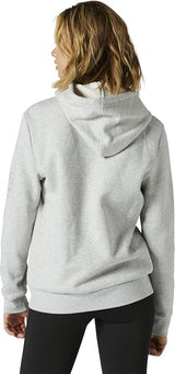 Fox WOMENS SKARZ PULLOVER FLEECE -  Light  Heather Grey BACK