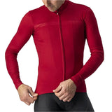 CASTELLI PRO THERMAL MID JERSEY PRO RED FRONT