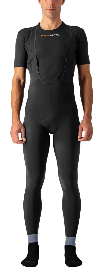 CASTELLI TUTTO NANO BIB TIGHT BLACK FRONT