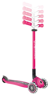 Globber Master with Lights Scooter - Pink