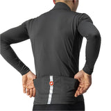 CASTELLI PRO THERMAL MID JERSEY DARK GREY BACK