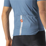 CASTELLI PRO THERMAL MID JERSEY STEEL BLUE BACK