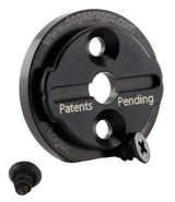 Dog Ears Dog Ears Replacement Plate Kit Black (for Wahoo/Garmin QR Mount)