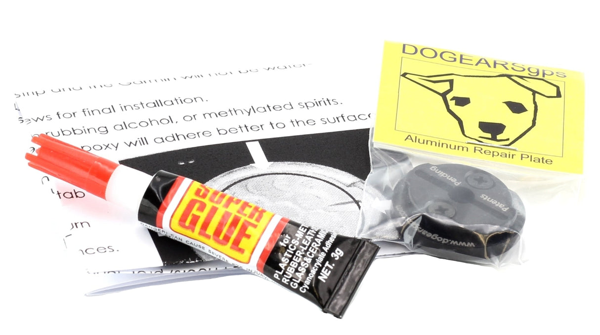 Dog Ears Dog Ears Replacement Plate Kit Black (for Wahoo/Garmin QR Mount)