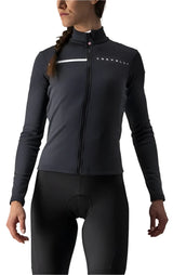 CASTELLI SINERGIA JERSEY LIGHT BLACK/WHITE FRONT
