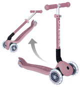 Globber ECOLOGIC JUNIOR Foldable Scooter With Lights