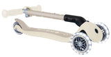 Globber Ecologic Junior Foldable Scooter with Lights - Coconut