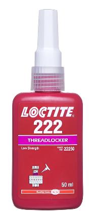 Loctite 222 Threadlocker Low Strength 50mL