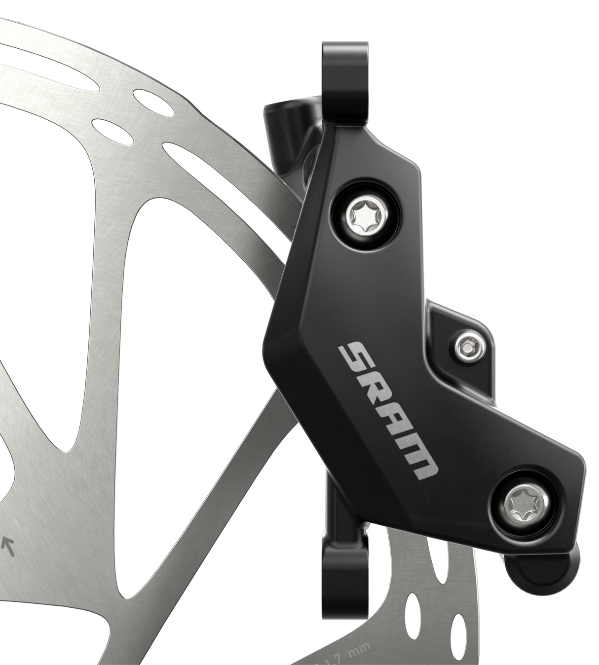 Sram Disc Brake DB4 Diffusion Black Ano, Left, Front/Rear, 2000mm Hose