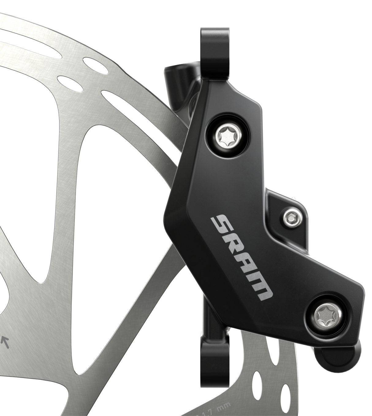 Sram Disc Brake DB4 Diffusion Black Ano, Right, Front/Rear, 2000mm Hose