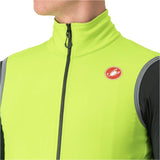 CASTELLI PERFETTO RoS VEST ELECTRIC LIME FRONT PRINT