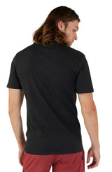 Fox OPTICAL Short Sleeve PREM TEE Black BACK FACING MODEL 