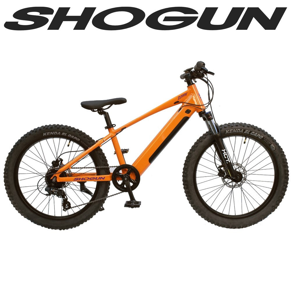 Shogun Zippy Kids Electric MTB Gloss Orange (7-12 Years)