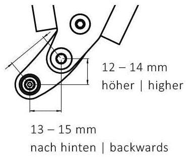 TUBUS EXTENSION PART FOR REAR CARRIERS (LOGO/COSMO/VEGA) 70024