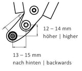 TUBUS EXTENSION PART FOR REAR CARRIERS (LOGO/COSMO/VEGA) 70024