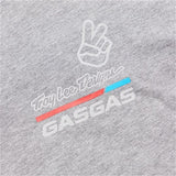TROY LEE DESIGNS 24 GASGAS SS TEE - HEATHER GREY PRINT