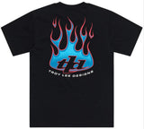 Troy Lee Designs SHORT SLEEVE TEE TORCHED BLACK BACK