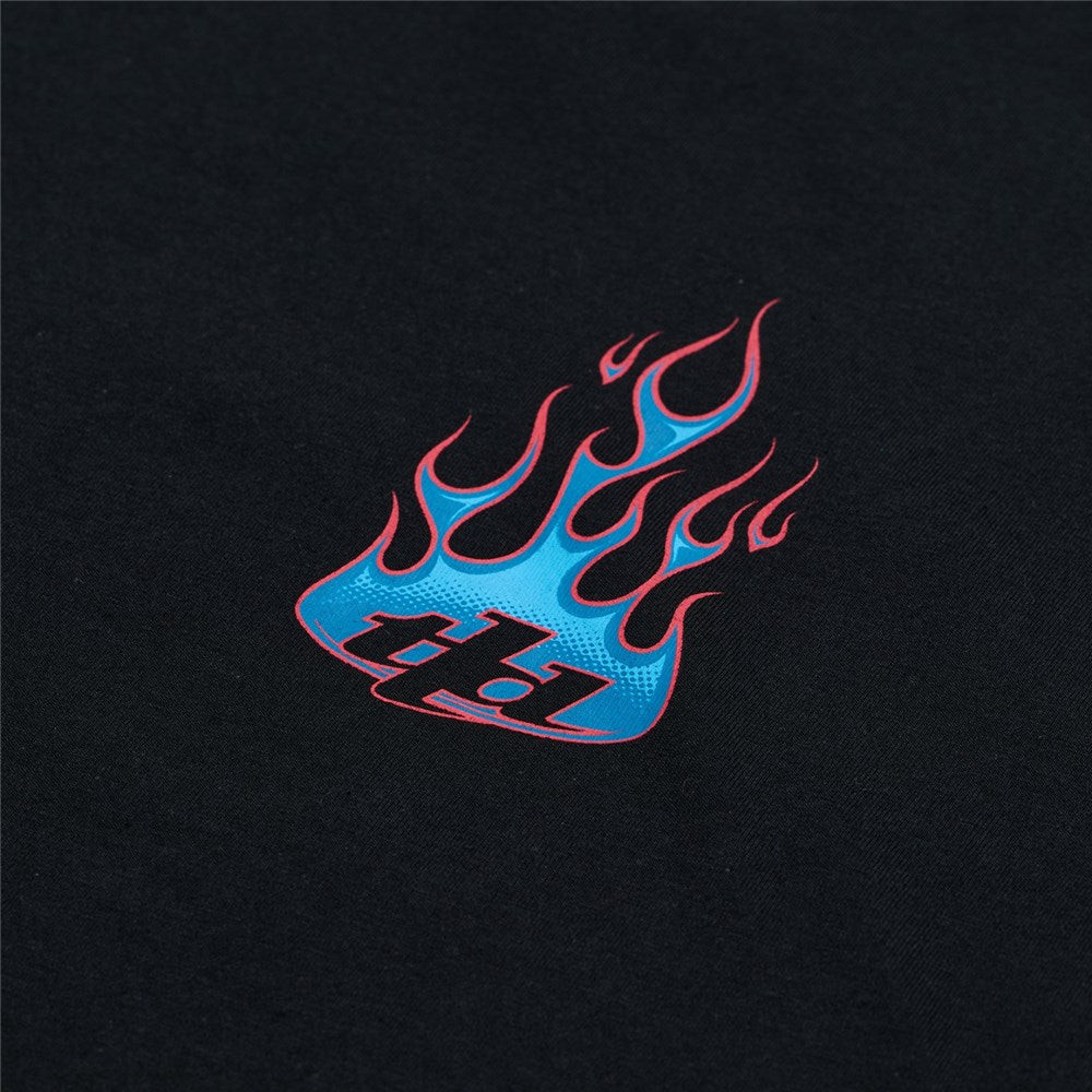 Troy Lee Designs SHORT SLEEVE TEE TORCHED BLACK PRINT FOCUSED