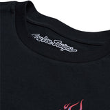 Troy Lee Designs SHORT SLEEVE TEE TORCHED BLACK DETAIL