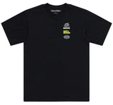 Troy Lee Designs SHORT SLEEVE TEE OVERLOAD BLACK FRONT