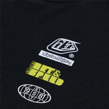 Troy Lee Designs SHORT SLEEVE TEE OVERLOAD BLACK PRINT
