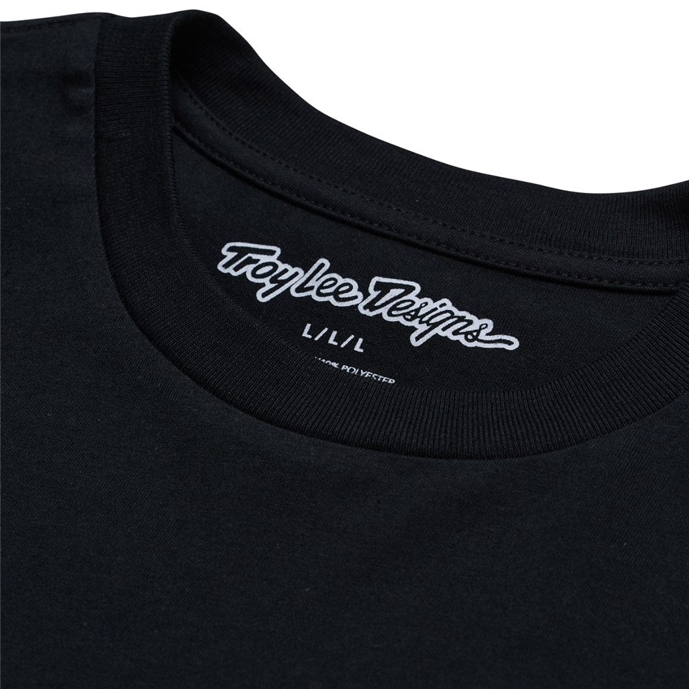 Troy Lee Designs SHORT SLEEVE TEE OVERLOAD BLACK DETAILS