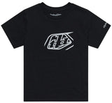 Troy Lee Designs SHORT SLEEVE TEE BADGE BLACK FRONT