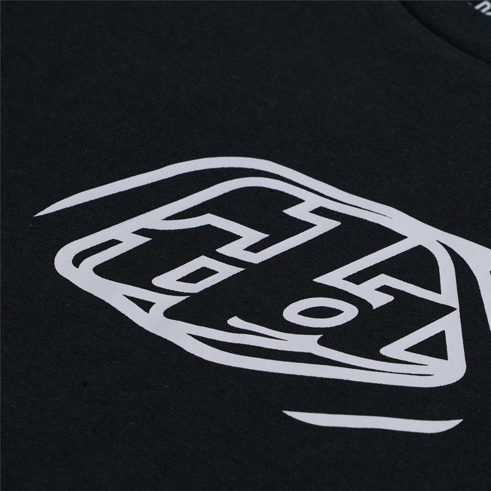 Troy Lee Designs SHORT SLEEVE TEE BADGE BLACK PRINT