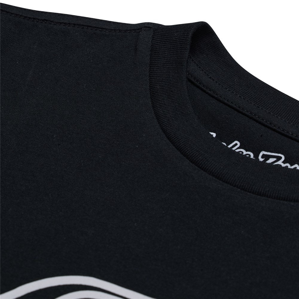 Troy Lee Designs SHORT SLEEVE TEE BADGE BLACK DETAIL