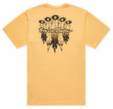 Troy Lee Designs Short Sleeve Tee Feather Bleached Melon BACK