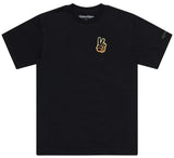 Troy Lee Designs SHORT SLEEVE TEE PEACE OUT BLACK FRONT