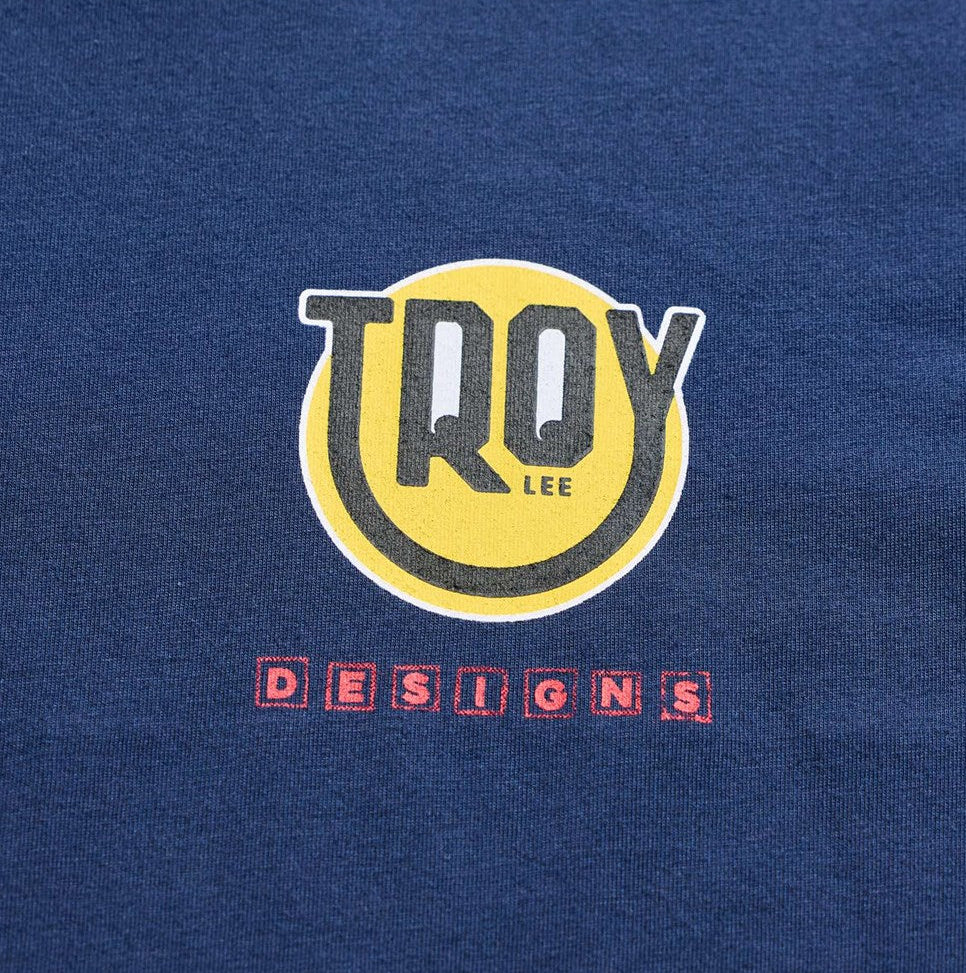 Troy Lee Designs Short Sleeve Tee Happy Dayz Navy DETAILS